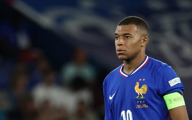 Mbappe lên tuyển Pháp vào tháng 03/2025